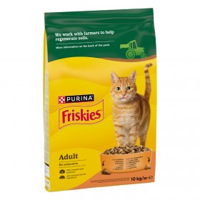 Friskies Adult - Суха храна за котки над 12 месечна възраст 10кг